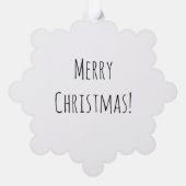 Sinterklaas met kerstboomkoortsir ornament kaart (Achterkant)