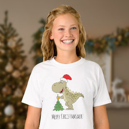 Sinterklaas met kerstboomkoortsir t-shirt