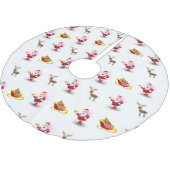 Sinterklaas met kerstboomrokken kerstboom rok (Gekanteld)