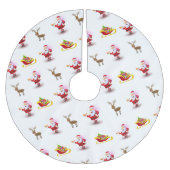 Sinterklaas met kerstboomrokken kerstboom rok (Voorkant)