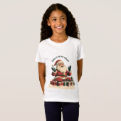 Sinterklaas met kerstcadeaus t-shirt (Voorkant volledig)