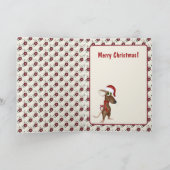 Sinterklaas met kerstfeest Kaart (Binnen)