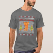 Sinterklaas met kerstkerstkerstkerstkerstcadeau vo t-shirt (Voorkant)