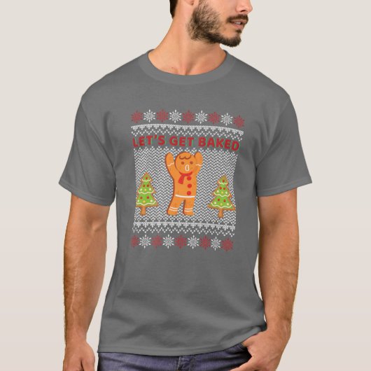 Sinterklaas met kerstkerstkerstkerstkerstcadeau vo t-shirt (Voorkant)