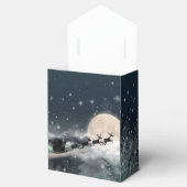 Sinterklaas met kerstlintlint in de middernacht bedankdoosjes (Geopend)