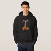 Sinterklaas met Kerstmis in de Indiaas Hoodie (Voorkant volledig)