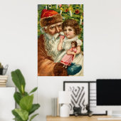 Sinterklaas met Kind Poster (Thuiskantoor)