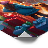 Sinterklaas met kinderen poster (Hoek)