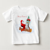 Sinterklaas met konijnenfox en eekhoorn (Voorkant)