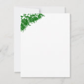 Sinterklaas met konijnenfox en eekhoorn bedankkaart (Achterkant)