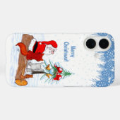 Sinterklaas met konijnenfox en eekhoorn Case-Mate iPhone case (Achterkant (horizontaal))