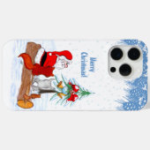 Sinterklaas met konijnenfox en eekhoorn Case-Mate iPhone case (Achterkant (horizontaal))