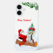 Sinterklaas met konijnenfox en eekhoorn Case-Mate iPhone case (Achterkant)