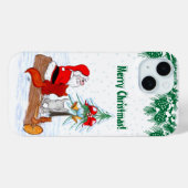 Sinterklaas met konijnenfox en eekhoorn Case-Mate iPhone case (Achterkant (horizontaal))