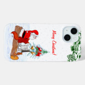 Sinterklaas met konijnenfox en eekhoorn Case-Mate iPhone case (Achterkant (horizontaal))