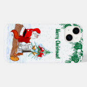 Sinterklaas met konijnenfox en eekhoorn Case-Mate iPhone case (Achterkant (horizontaal))