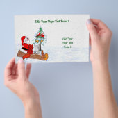 Sinterklaas met konijnenfox en eekhoorn flyer (Hand)