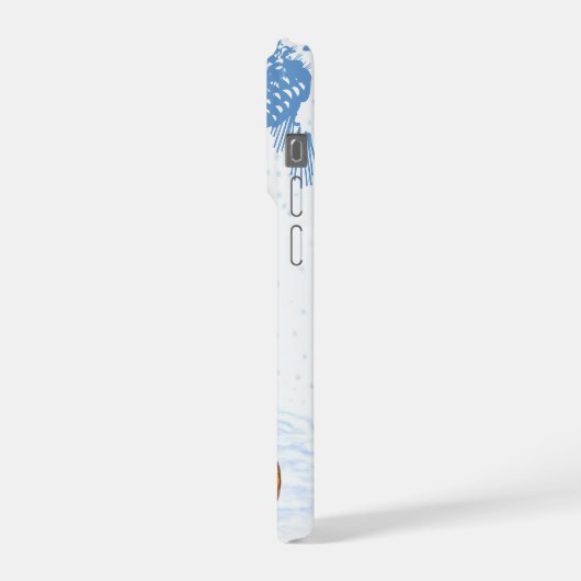 Sinterklaas met konijnenfox en eekhoorn iPhone hoesje (Linkerkant)