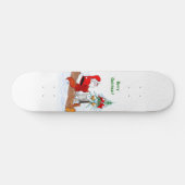 Sinterklaas met konijnenfox en eekhoorn persoonlijk skateboard (Horizontaal)