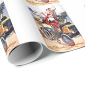 Sinterklaas met krulpapier cadeaupapier (Rol Hoek)