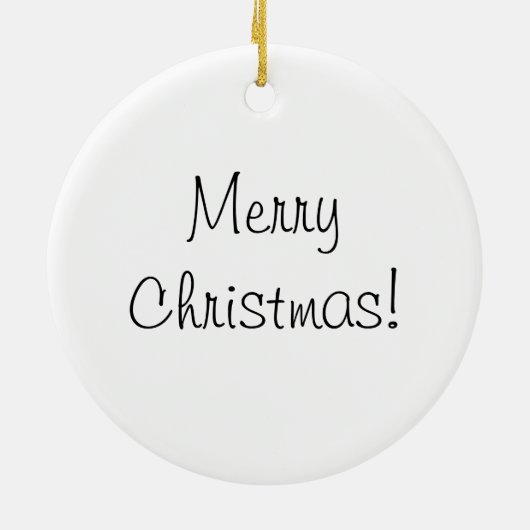 Sinterklaas met kwartkerstboom keramisch ornament (Achterkant)