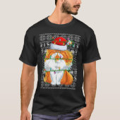 Sinterklaas met lomp-achtige stijl verlicht Santa T-shirt (Voorkant)