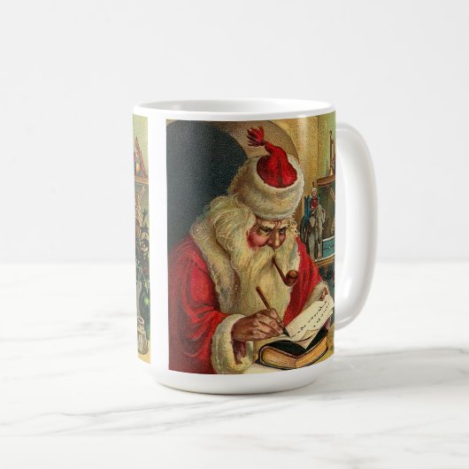Sinterklaas met Mok printkoffie met pipet (Voorkant rechts)