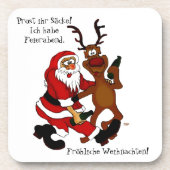 Sinterklaas met mouwen - vorst bier onderzetter (Voorkant)