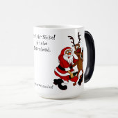 Sinterklaas met mouwen - vorst magische mok (Voorkant rechts)