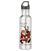 Sinterklaas met mouwen - vorst waterfles (Voorkant)