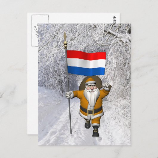 sinterklaas met nederlands afkomst briefkaart (Voorkant / Achterkant)