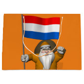 sinterklaas met nederlands afkomst groot cadeauzakje (Voorkant)