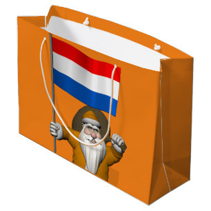 sinterklaas met nederlands afkomst groot cadeauzakje