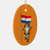 sinterklaas met nederlands afkomst keramisch ornament (Rechts)