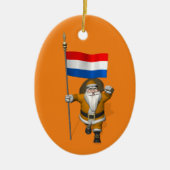 sinterklaas met nederlands afkomst keramisch ornament (Voorkant)