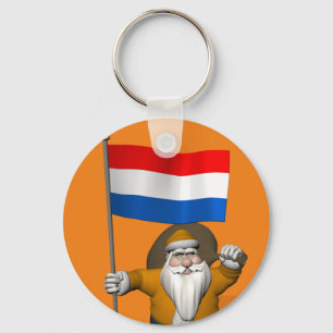 sinterklaas met nederlands afkomst sleutelhanger