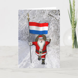 Sinterklaas met Nederlands aftekening Feestdagen Kaart