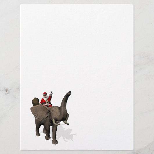 Sinterklaas met olifant (Voorkant)