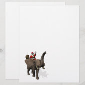 Sinterklaas met olifant (Voorkant / Achterkant)