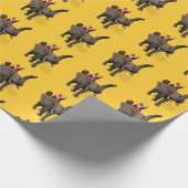 Sinterklaas met olifant cadeaupapier (Hoek)