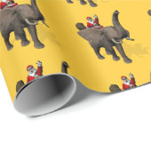 Sinterklaas met olifant cadeaupapier (Rol Hoek)