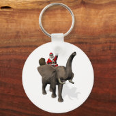 Sinterklaas met olifant sleutelhanger (Voorkant)