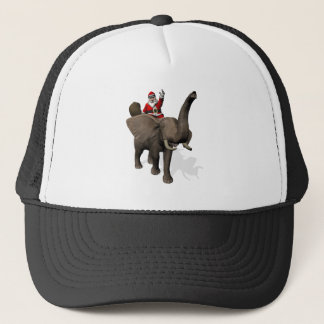 Sinterklaas met olifant trucker pet