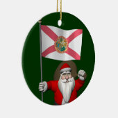 Sinterklaas met ontslag uit Florida Keramisch Ornament (Rechts)