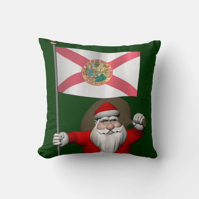 Sinterklaas met ontslag uit Florida Kussen (Voorkant)