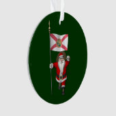 Sinterklaas met ontslag uit Florida Ornament (voorkant)