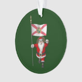 Sinterklaas met ontslag uit Florida Ornament (voorkant)