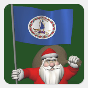 Sinterklaas met ontslag uit Virginia Sticker