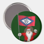 Sinterklaas met ontslag van Arkansas Magneet (Voorkant / Achterkant)