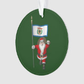 Sinterklaas met ontslag van West Virginia Ornament (voorkant)
